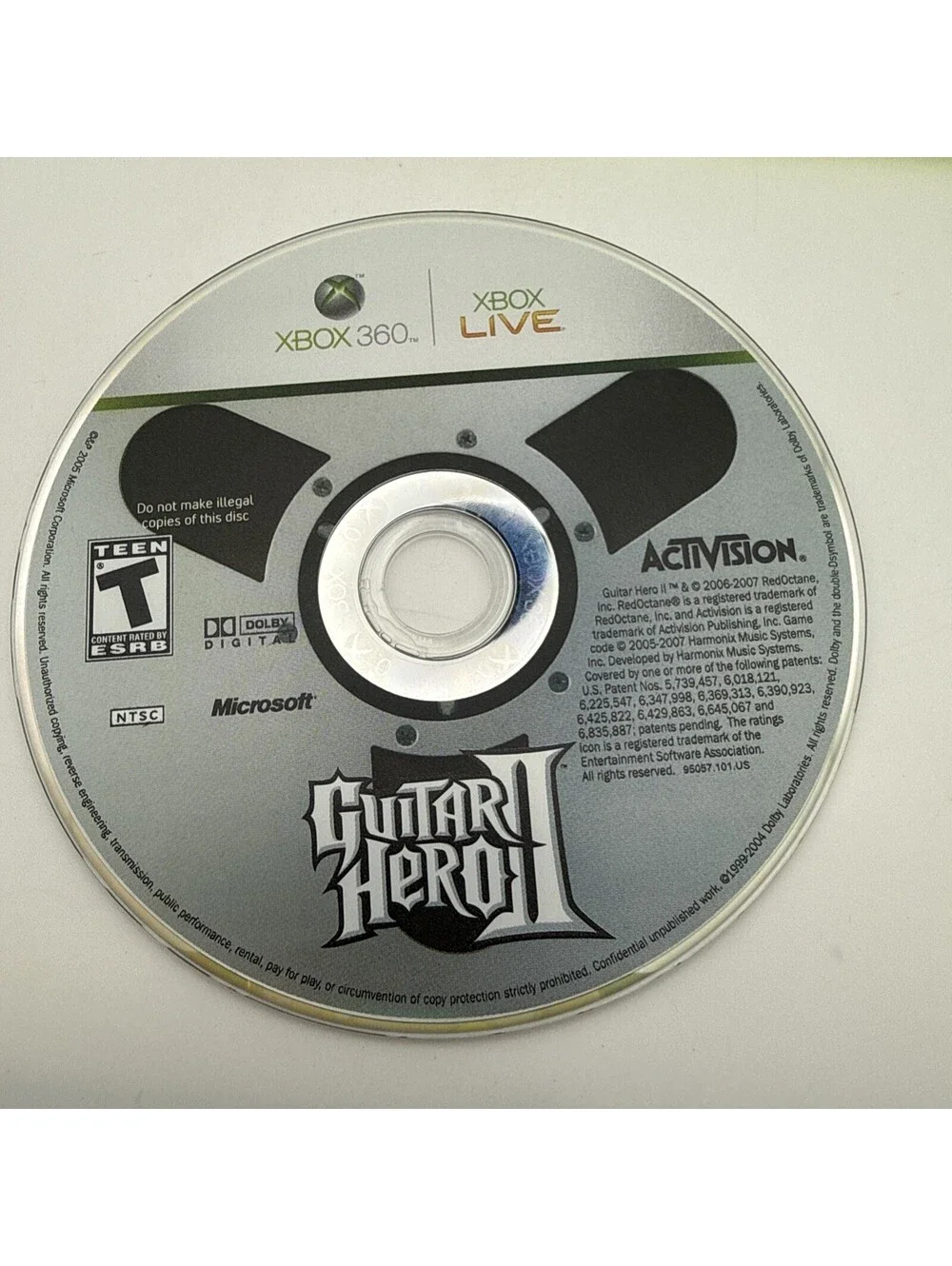 Guitar Hero II 2 Xbox 360